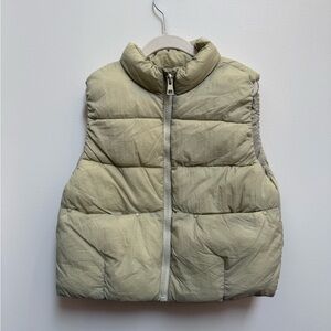 Sage Green Zara Puffer Vest